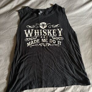 Windsor Black and White Muscle Tee